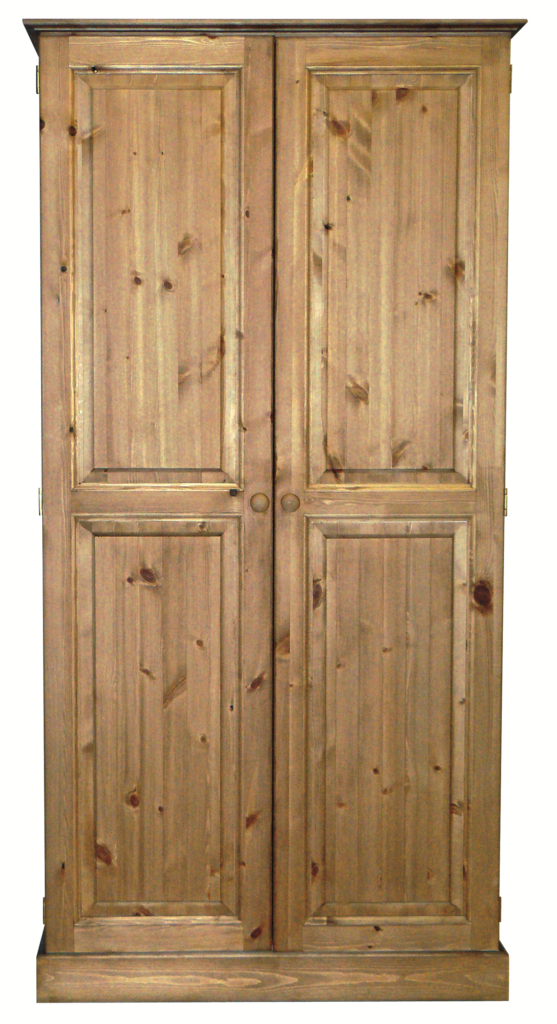 Premier Pine 2 Door Full Length Wardrobe - Laquer or wax finish £540 or painted £665